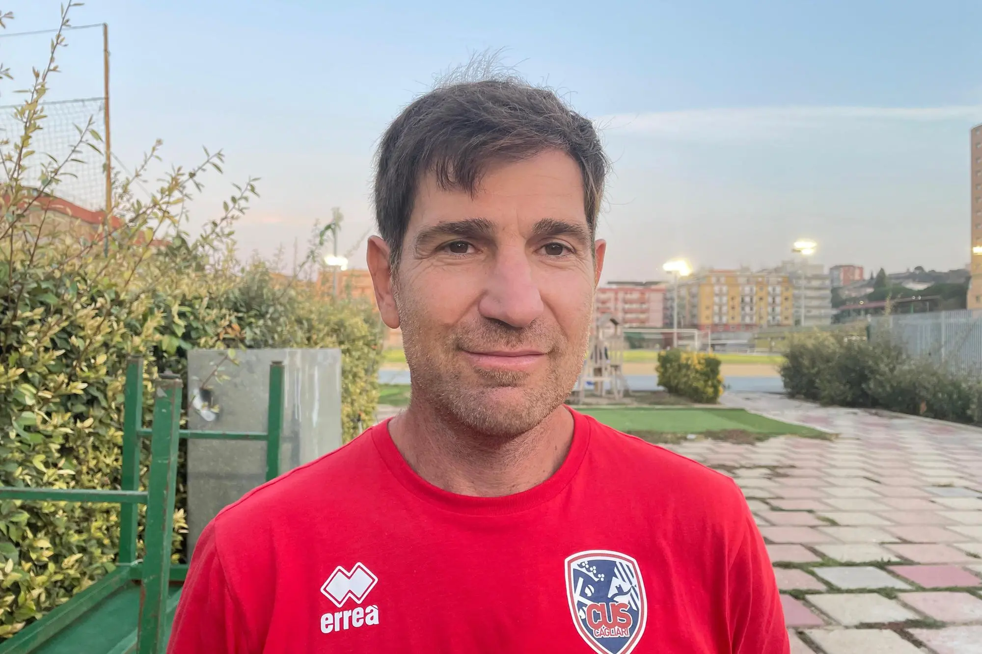 Marco Lantieri, prima stagione da allenatore del Cus Cagliari (foto Spignesi)