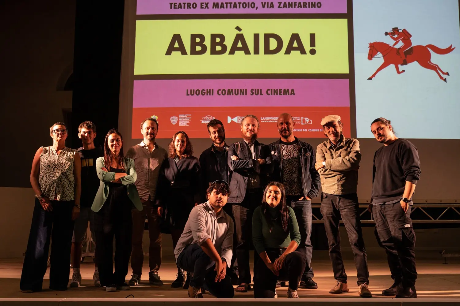 Organizzatori e ospiti del festival (foto di Giulia Camba)