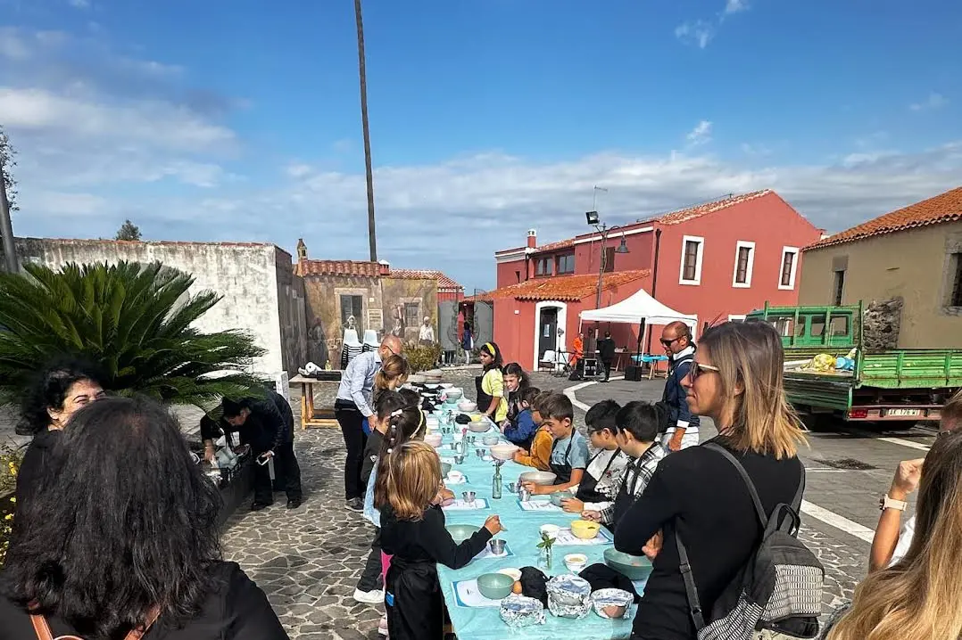 Il laboratorio per i bambini (foto concessa)