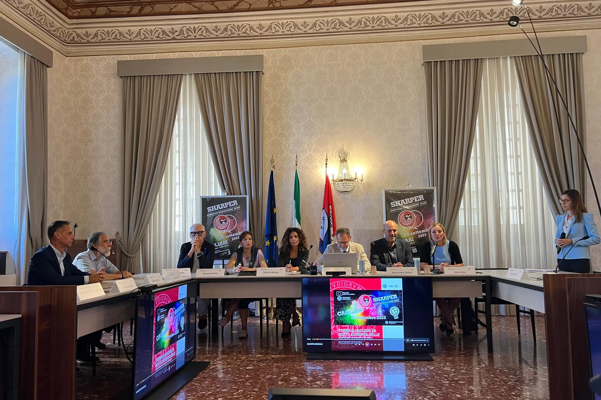 Notte dei ricercatori, la presentazione (foto Melis)