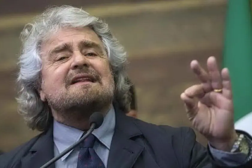 Beppe Grillo (archivio L'Unione Sarda)