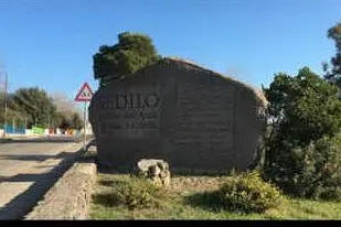 L'ingresso a Sedilo
