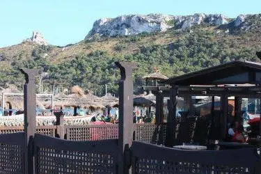Il chiosco Le Palmette, al Poetto