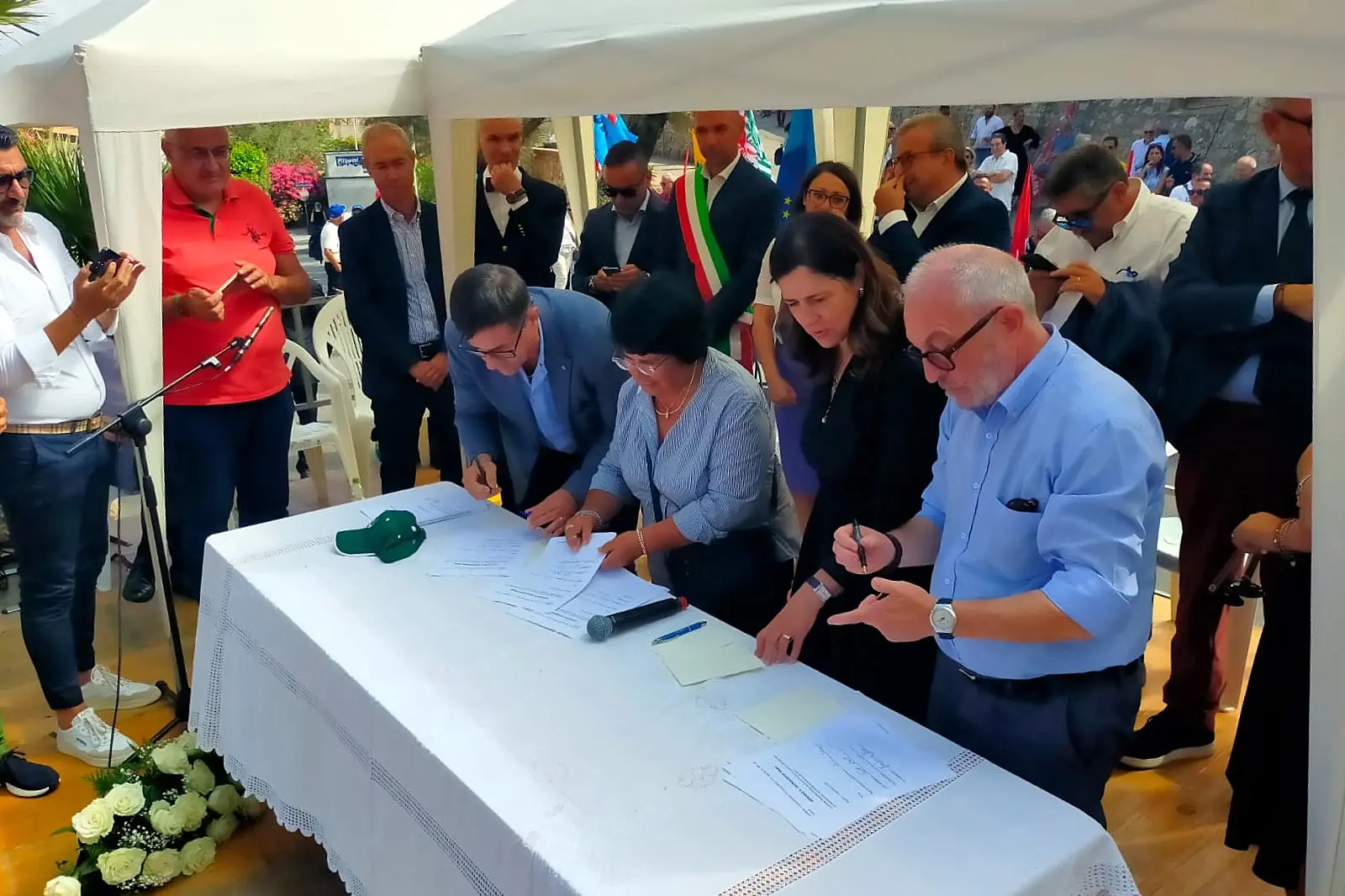 La firma del patto di Buggerru