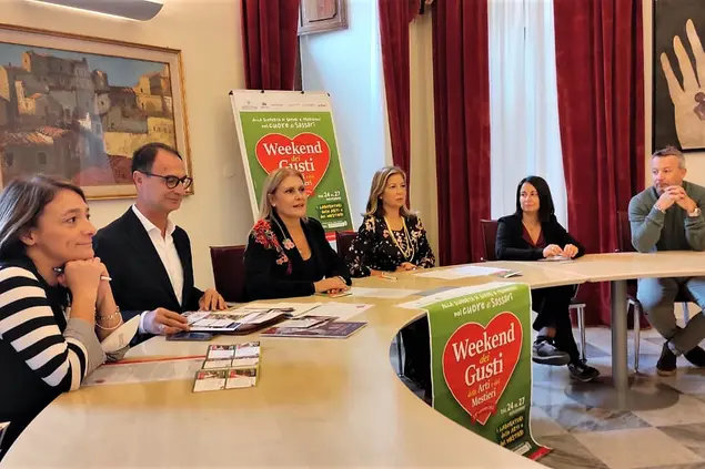 La presentazione del weekend dei Gusti (foto G. Marras)
