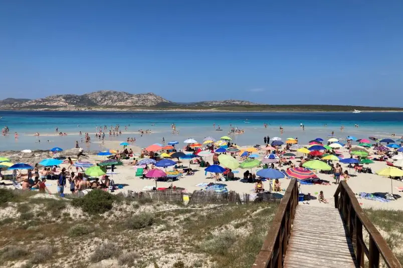 La spiaggia La Pelosa (foto Pala)