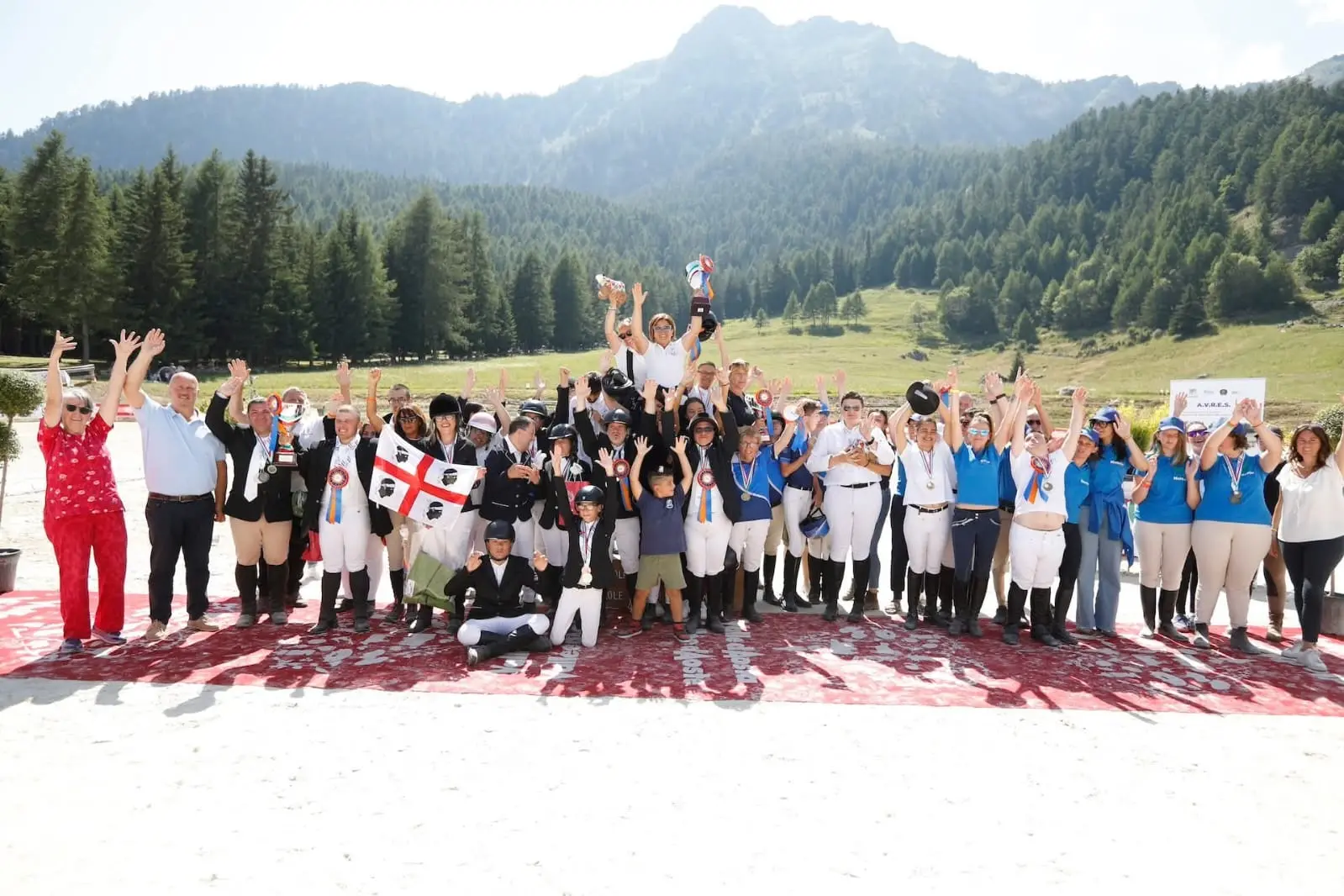 La squadra del Club Ippico Capuano