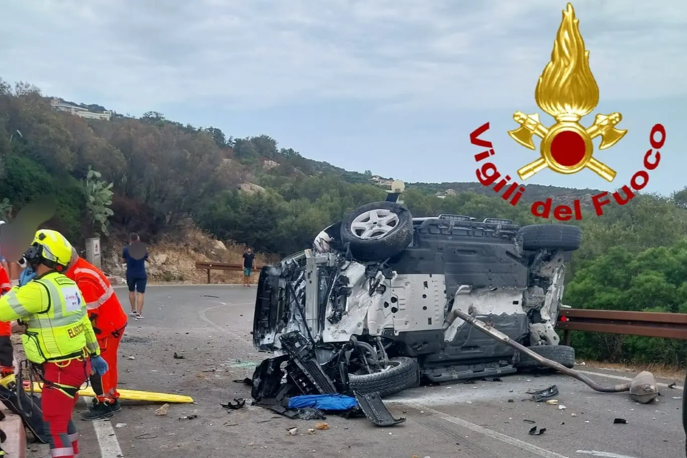 Arzachena, incidente stradale