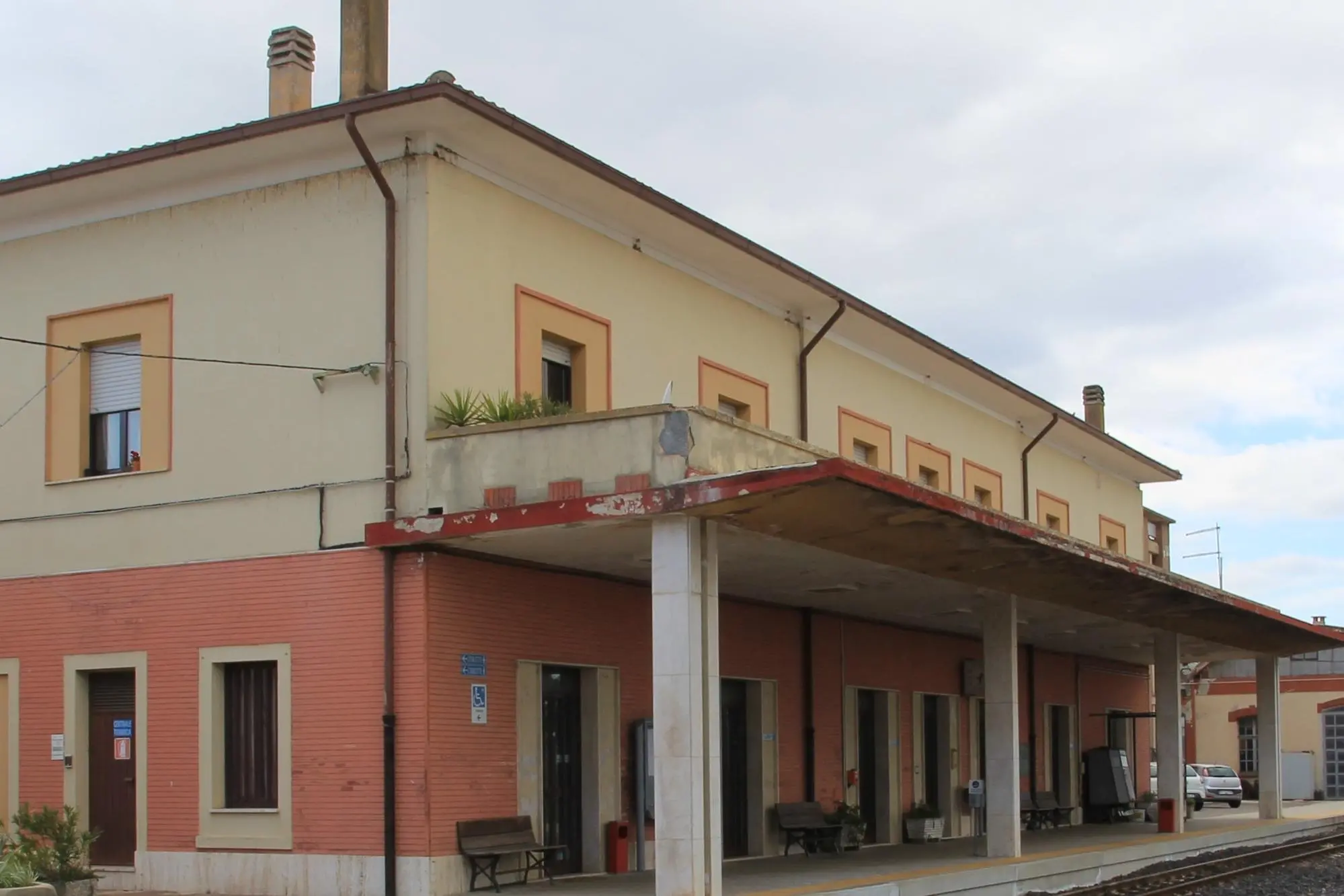 Stazione ferroviaria di Macomer (archivio L'Unione Sarda)