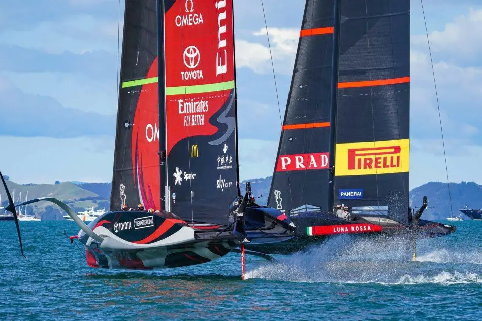 Una regata (Ansa - Buttò)
