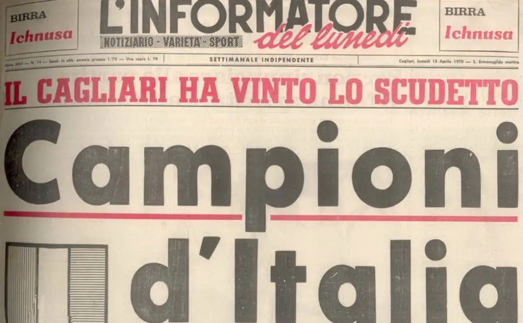 La notizia su &quot;L'Informatore&quot; (tutte le foto sono Archivio L'Unione Sarda e Wikipedia)