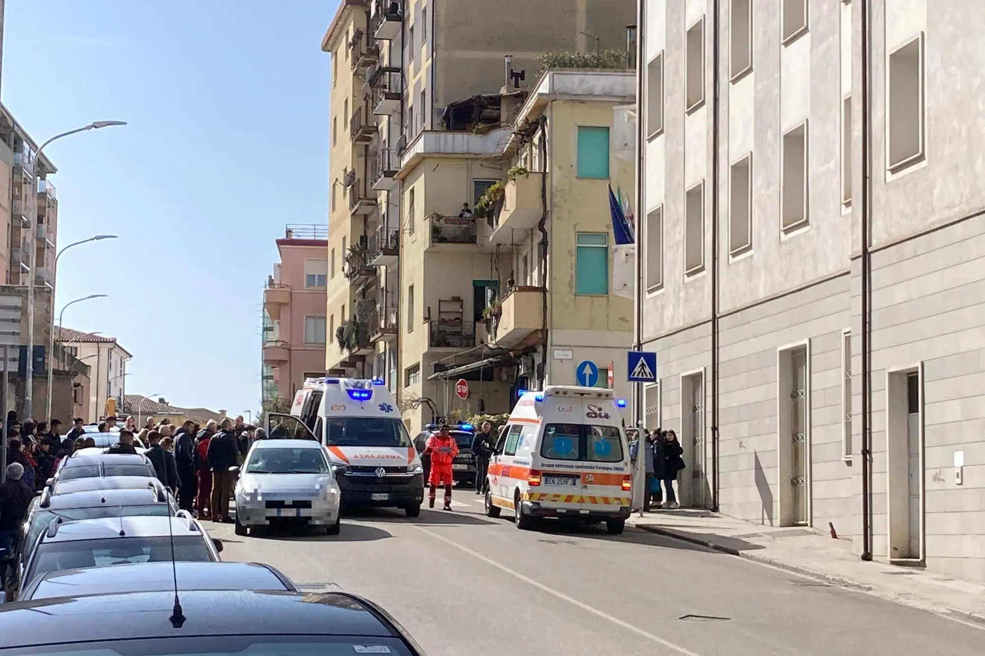 Il luogo dell'incidente (foto Ledda)