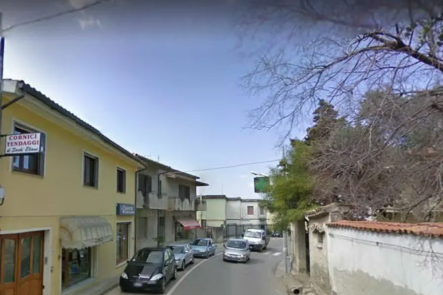 Un tratto di via Sicilia a Senorbì (foto Google Maps)