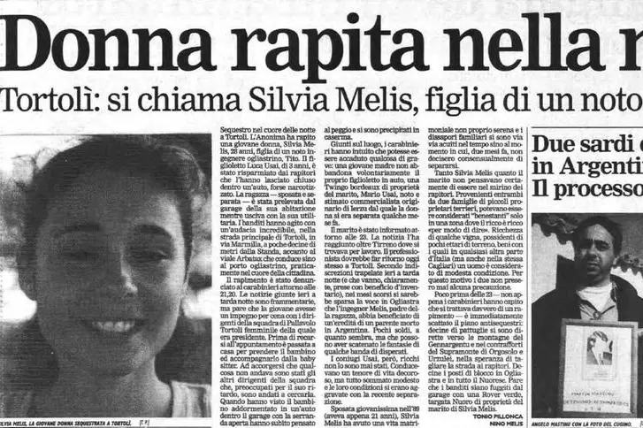 #AccaddeOggi: 20 febbraio 1997, rapita Silvia Melis