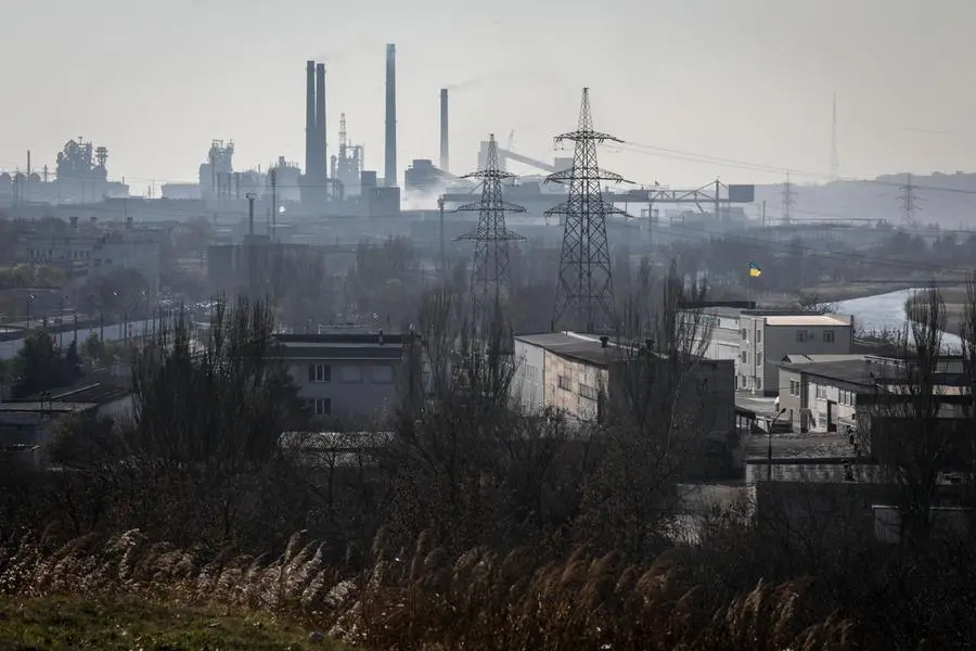 L'acciaieria Azovstal (Ansa-Epa)