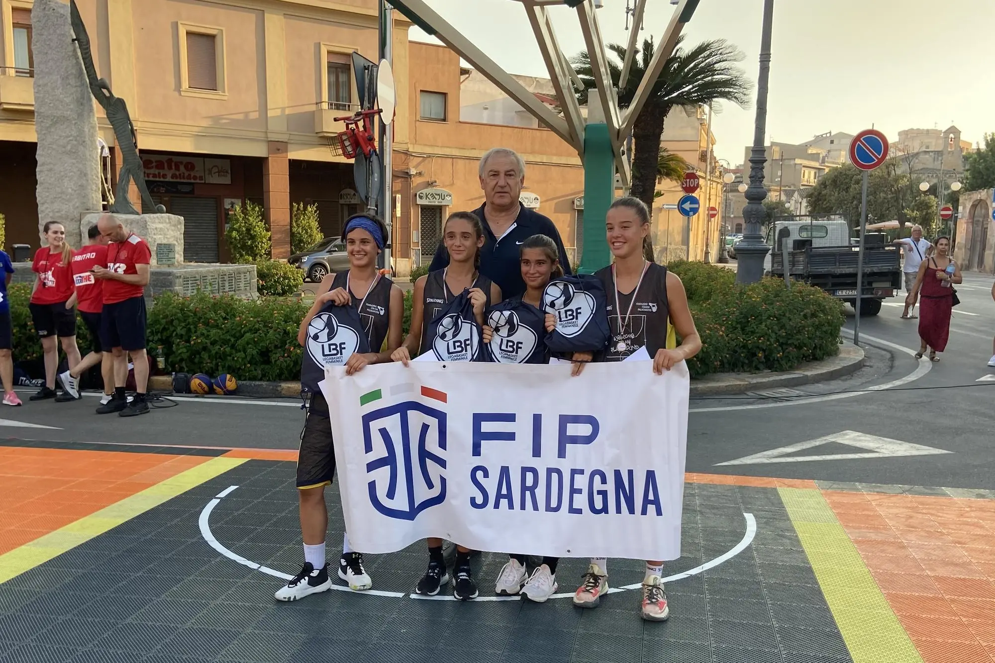 Team Alghero, formazione vincitrice della categoria Under 14 femminile (Foto concessa da Fip Sardegna)