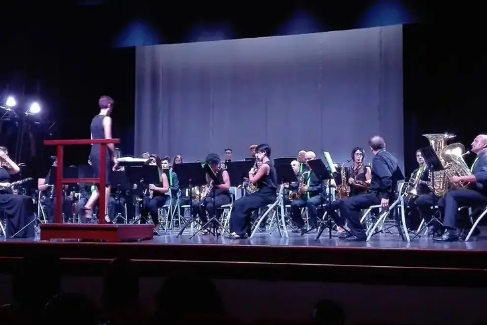 La banda in concerto