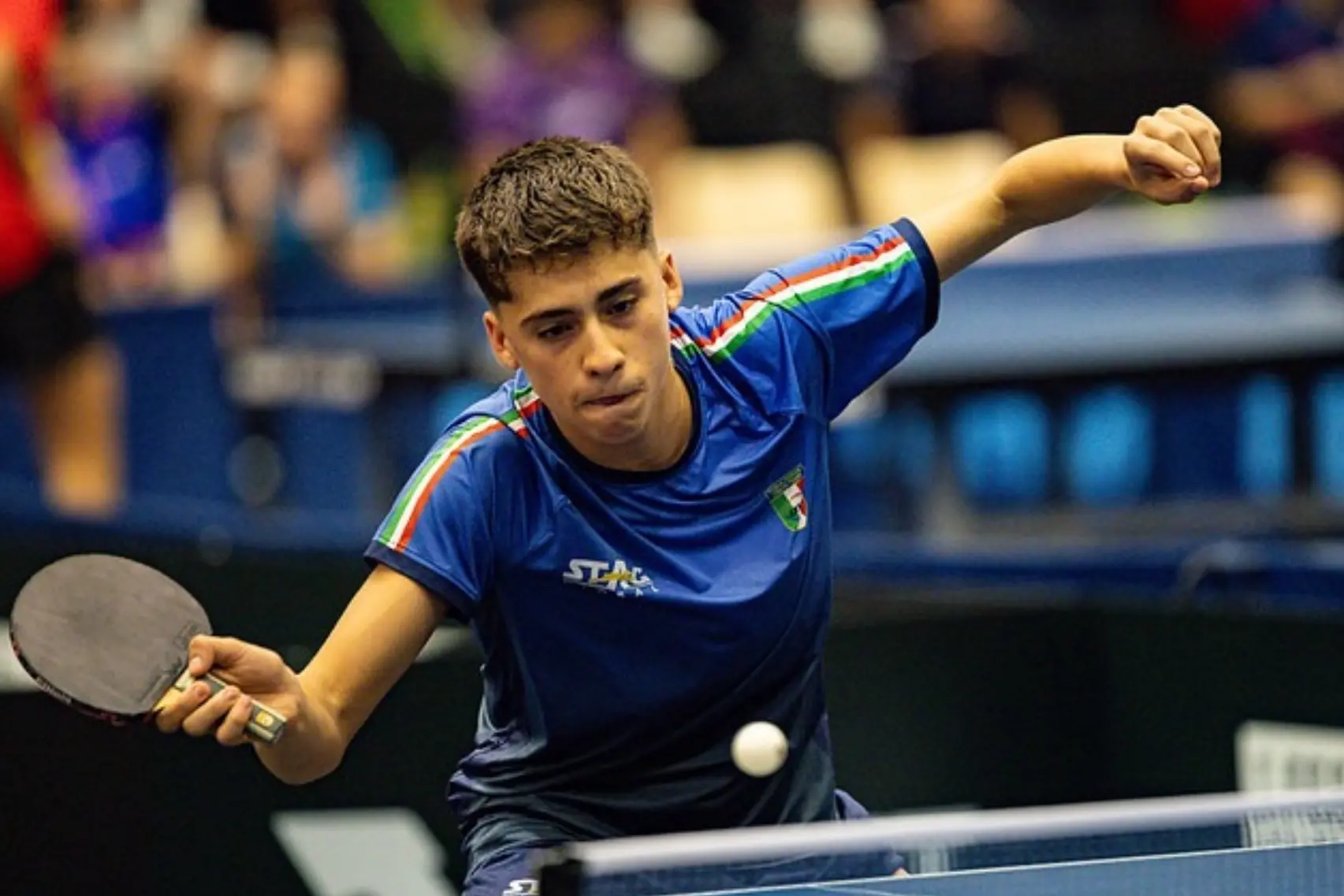 Francesco Trevisan, atleta del Muravera, vice campione del mondo a squadre Under 15 (Foto concessa dal TT Muravera)