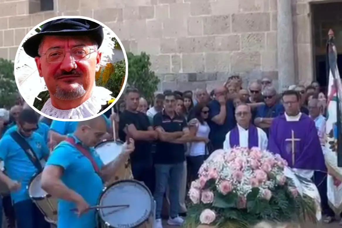 A Oristano il funerale di Andrea Sanna