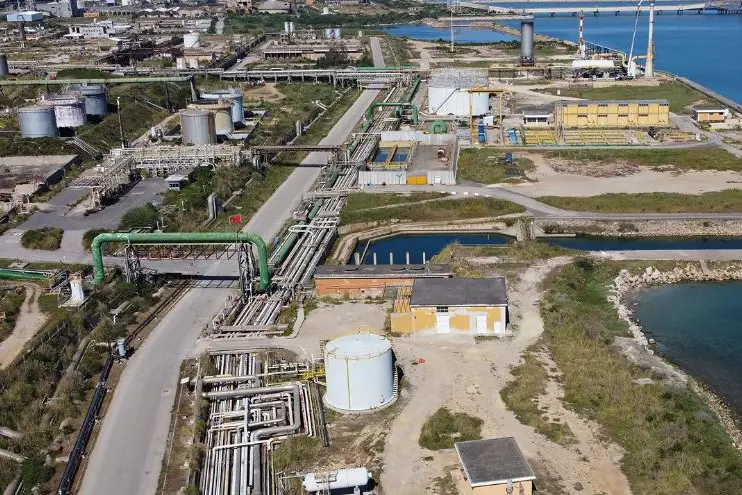 L'area industriale di Porto Torres (foto concessa)