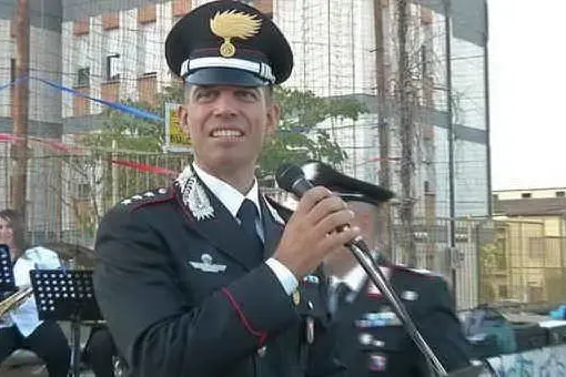 Il maggiore Valerio Cadeddu