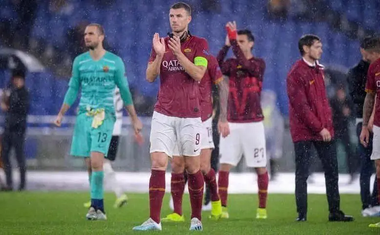 Certamente la Roma fa paura in avanti con Edin Dzeko (foto profilo Facebook del club)