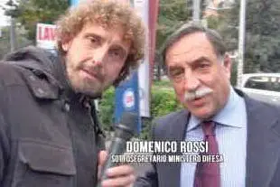 La Iena Filippo Roma e il sottosegretario Domenico Rossi
