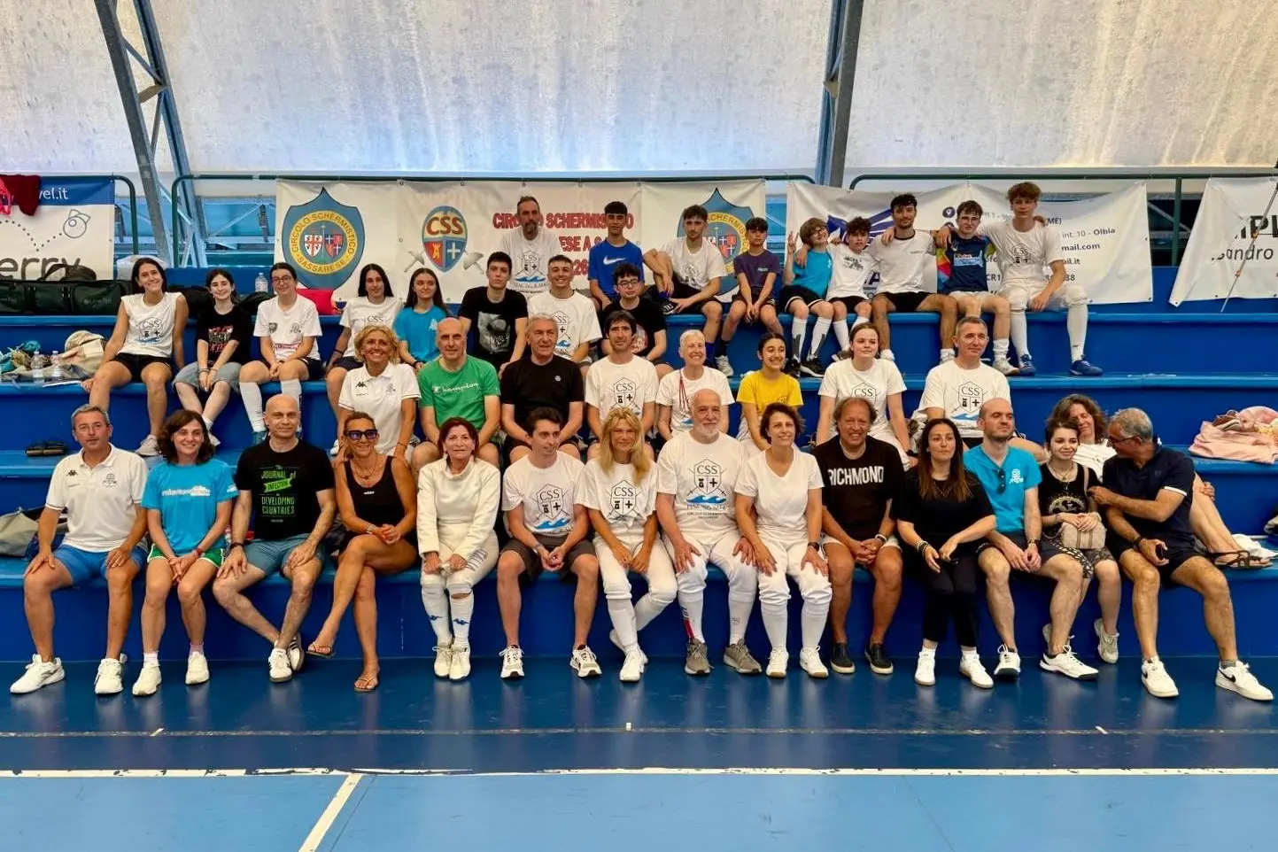 Circolo schermistico sassarese, foto di gruppo