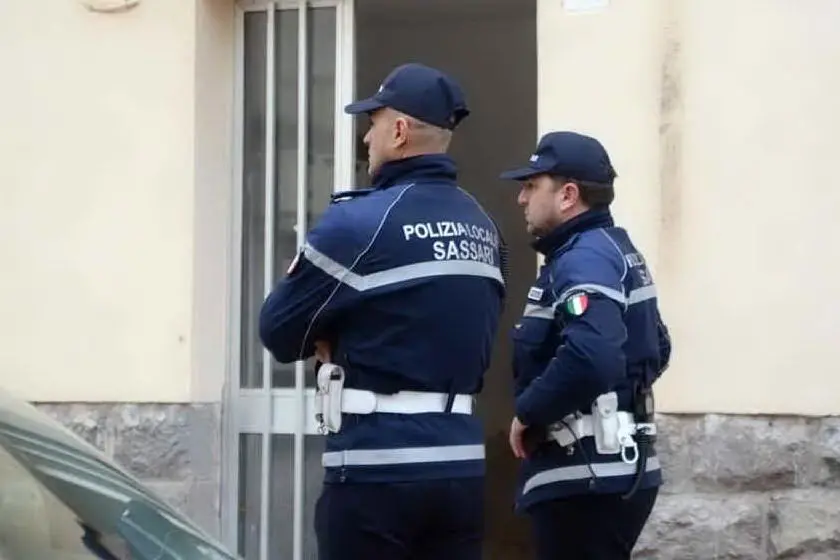 Vigili a Sassari (Foto G.Calvi)