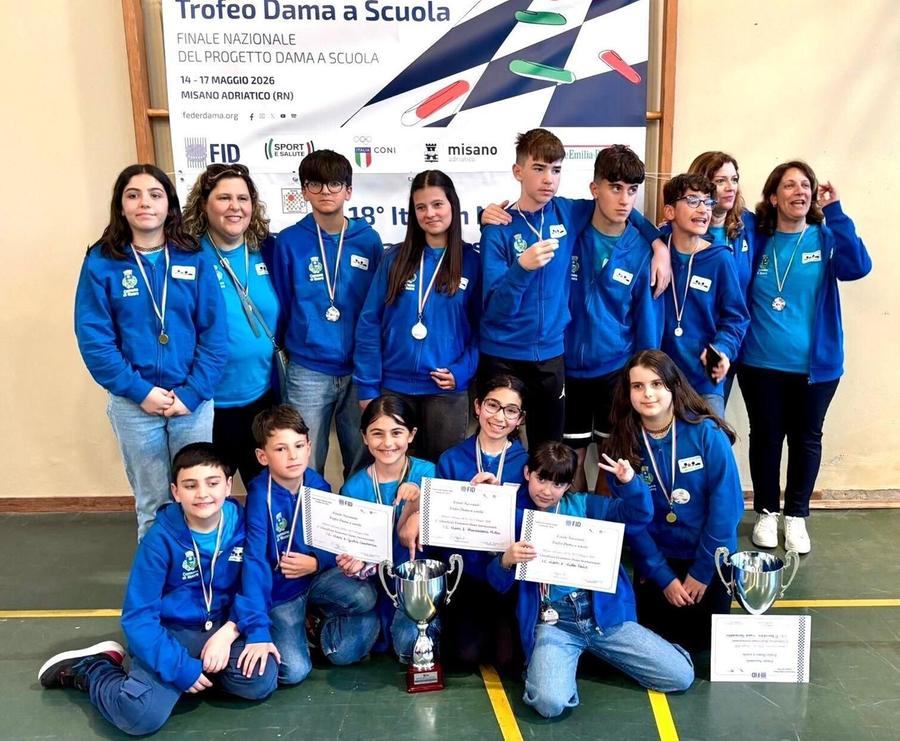 Dama a scuola, due medaglie d’argento