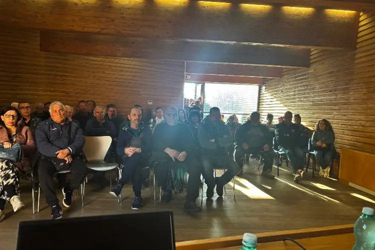 L'assemblea al Museo del Porto (foto Pala)