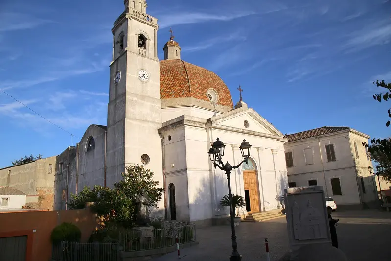 La parrocchia di Burcei (foto Serreli)