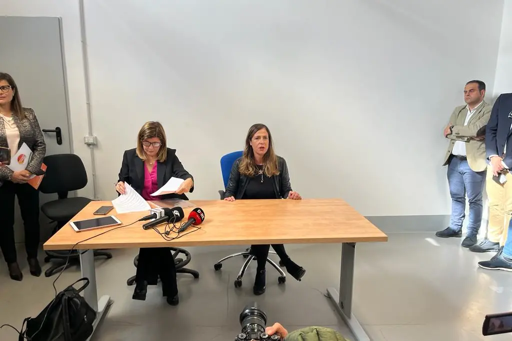 La conferenza stampa di Alessandra Todde (Piras)