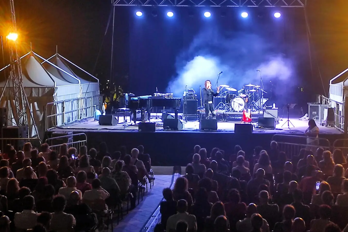 Alberto Fortis in concerto (foto G. Marras)