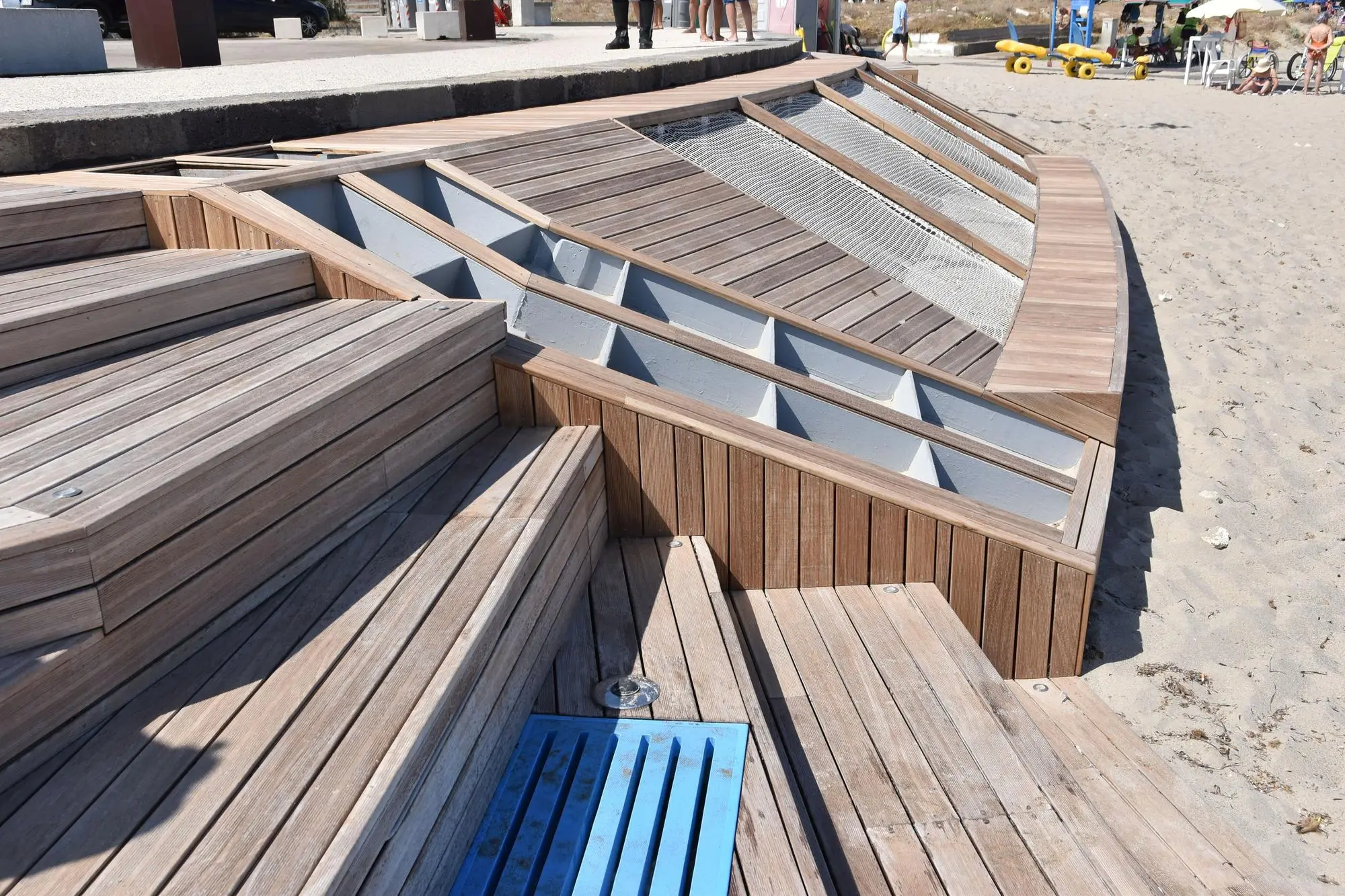 La nuova scala alla Rotonda di Platamona