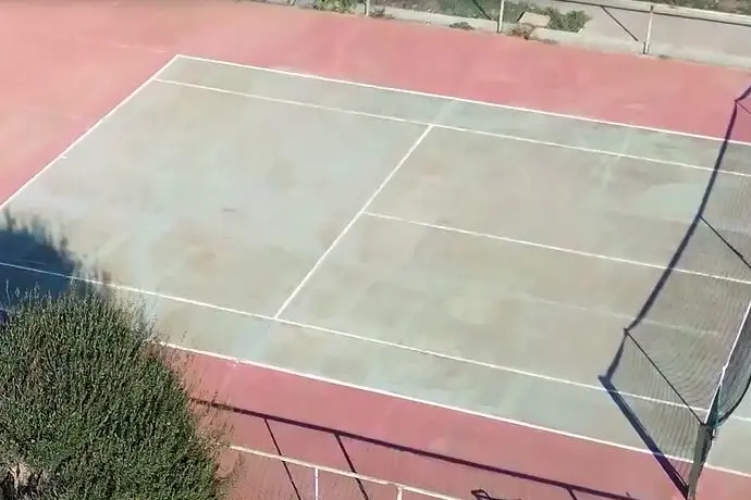 Campi da tennis del centro Rocca Ruja a Stintino (foto concessa)