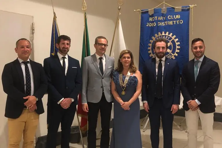Il nuovo presidente Rotary Maria Mameli (foto Scano)