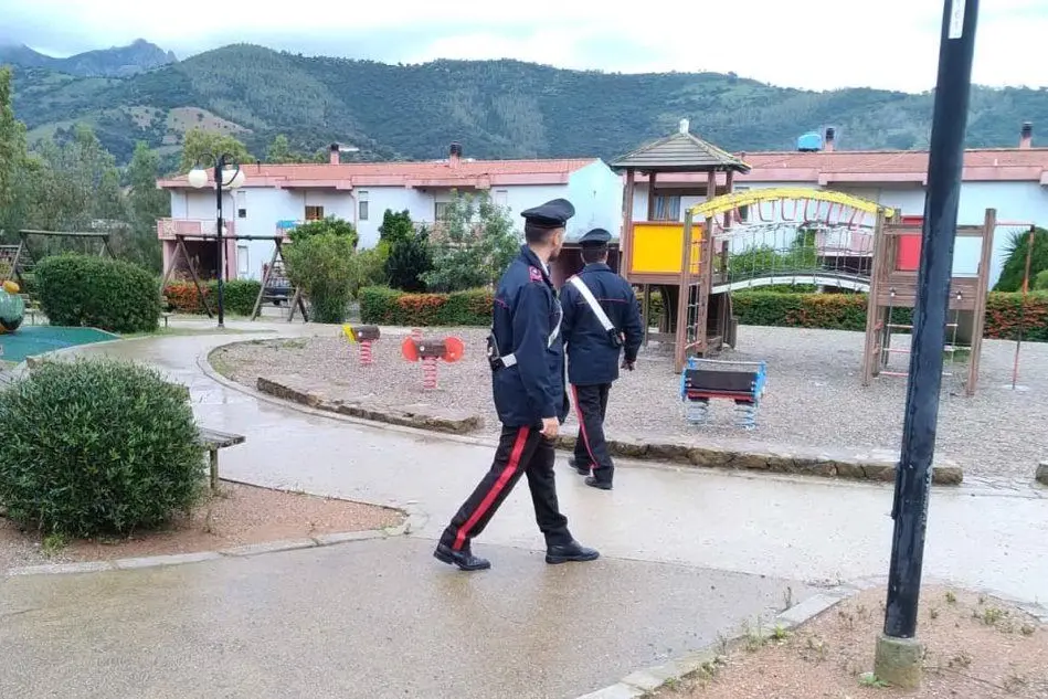 I carabinieri nel parco a Tertenia