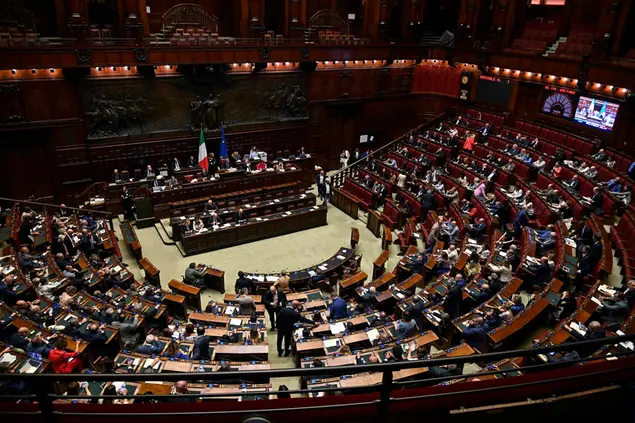 L'aula di Montecitorio (Ansa)