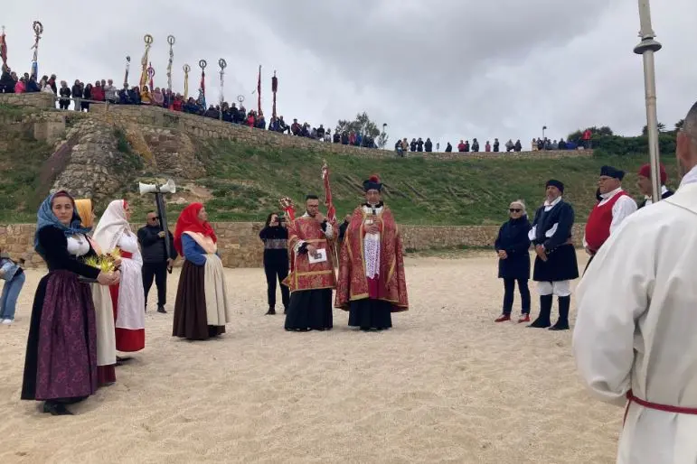 La benedizione del grano (foto Pala)