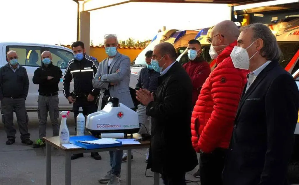 Un momento della cerimonia (foto ufficio stampa)