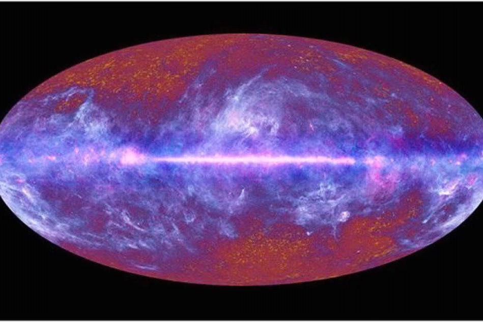 Un'immagine della Via Lattea ripresa dal telescopio Planck (Ansa/ESA)