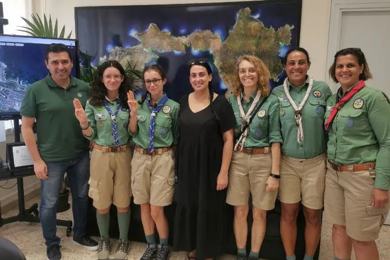 Le due ambasciatrici scout (foto concessa)