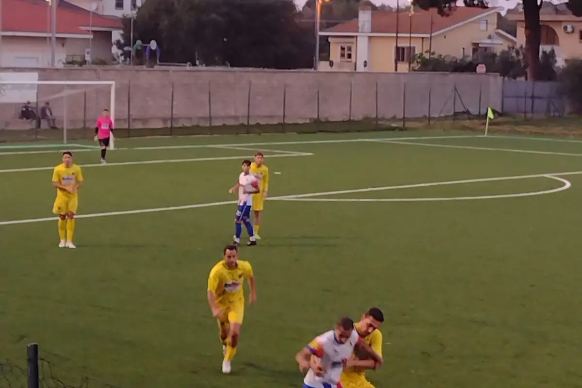 Un'immagine della sfida tra Arborea e Terralba F. Bellu (foto di Giacomo Pala)