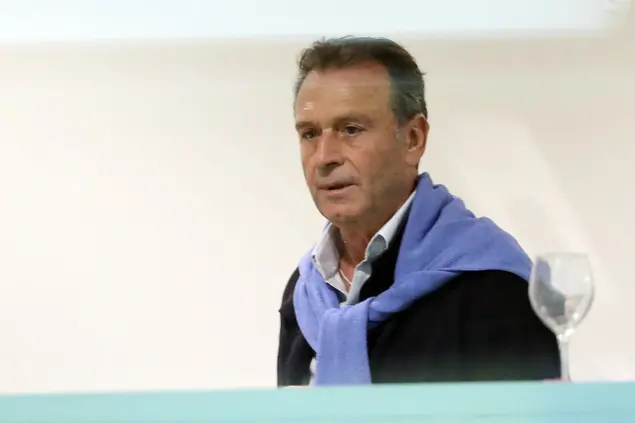 Massimo Cellino, presidente del Brescia ed ex patron del Cagliari (foto Ansa)