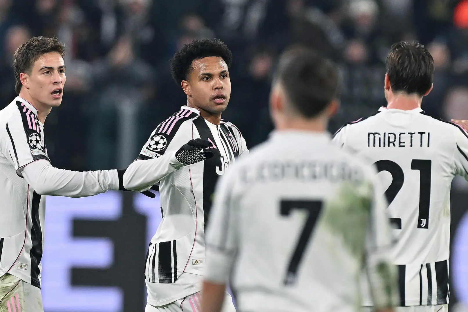 La Juventus in campo (Ansa)