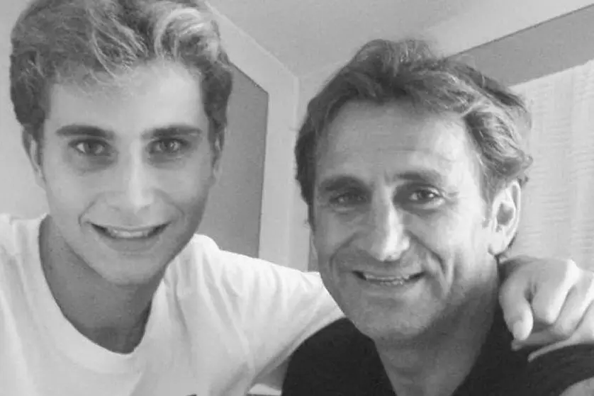 Niccolò e Alex Zanardi (foto da Instagram)