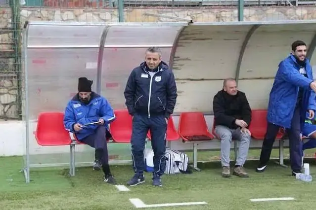 Raffaele Cerbone, mister del Budoni (Foto Andrea Serreli)