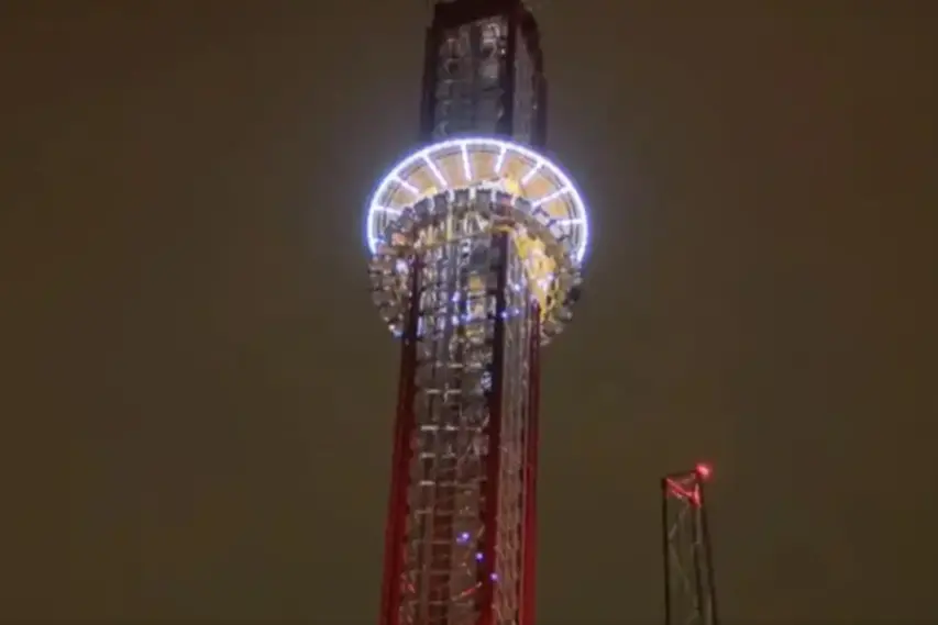 La torre teatro dell'incidente (foto da frame video)