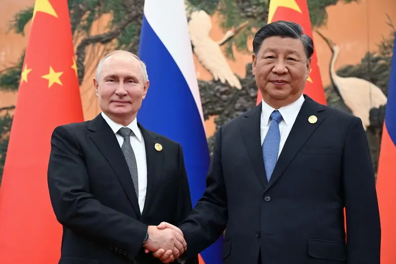 Putin e Xi Jinping (foto Ansa)